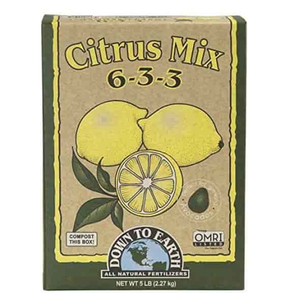 Down To Earth Organic Citrus Fertilizer Mix 6-3-3