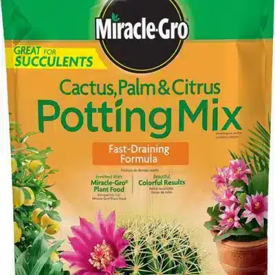 A bag of Miracle-Gro Citrus Soil Mix.
