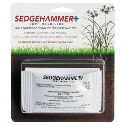 Sedgehammer Turf Herbicide for killing nutesedge